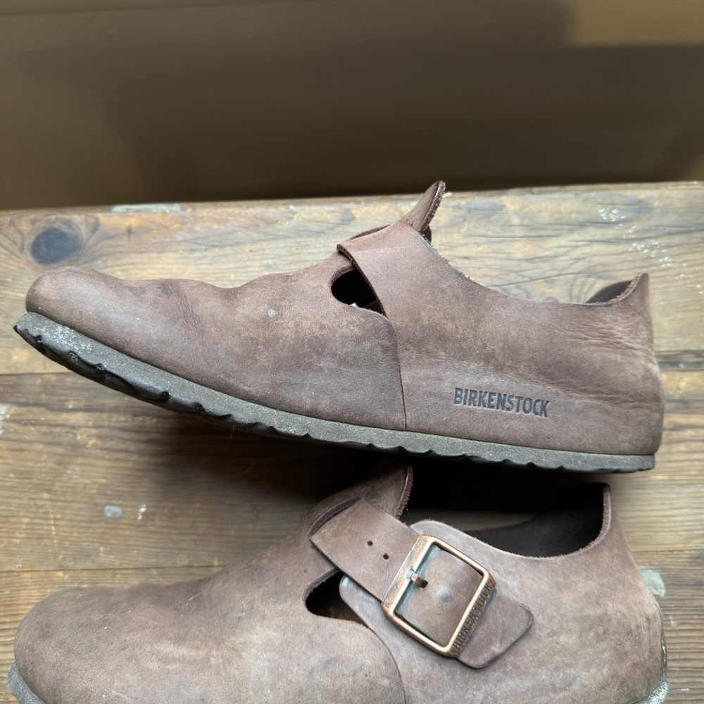 Birkenstock Leather London Clogs